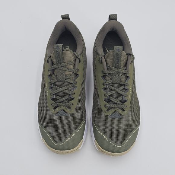 NEW Nike Womens 8 Juniper Trail 3 Running Shoe Olive Green - Picture 3 of 12